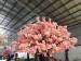 Pink flowers artificial cherry blossom trees plastic trees for wedding or garden decoration