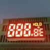 Customized ultra red triple digit 7 segment led display common anode for Temperature control