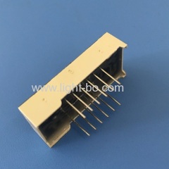 Customized ultra red triple digit 7 segment led display common anode for Temperature control