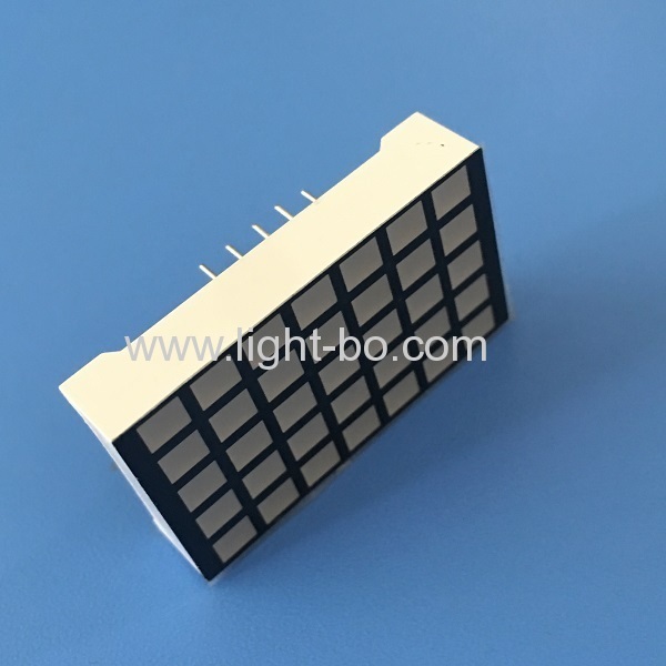 Super red 5 x 7 square dot matrix led display Row cathode column anode for Elevator position indicator