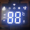 Ultra thin Custom design ultra white SMD led display common anode for temperature controller