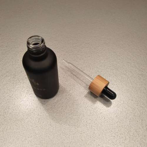 50ml black coating essential oil bottle