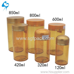 China Manufacturer Medicine pill bottle pet plastic bottle