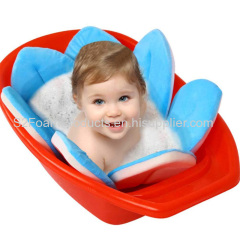 Hot-selling product soft colorful flower baby bath mat