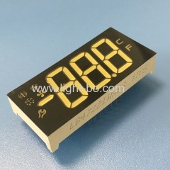 Custom design multicolour Triple Digit 7 segment led display for refrigerator control panel