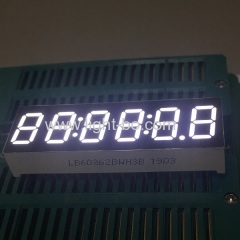white 6 digit led display;6 digit clock display;6 digit 0.36