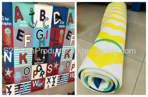 Customized High Elastic TPU film baby soft PU foam play mat