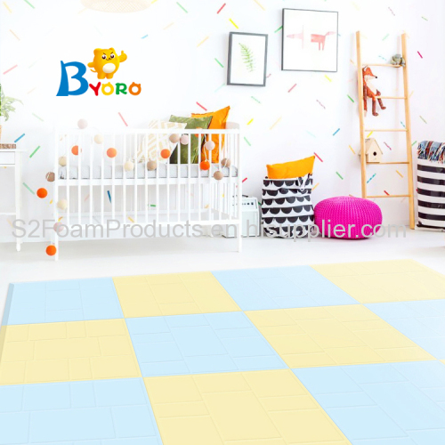 New baby toy hot sell multi color PU puzzle mat