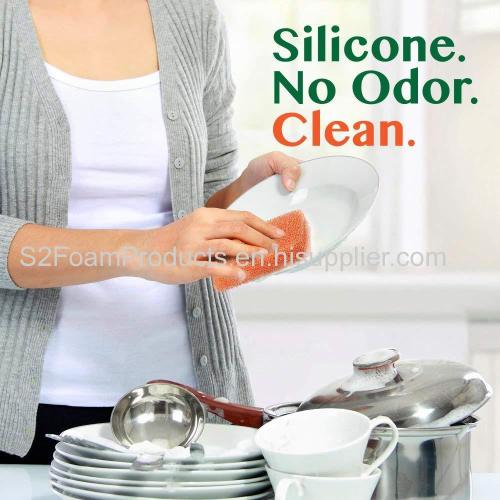 Silicone kitchen scrubber household items