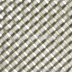 flat wire square mesh partition screen