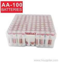 Tipsun 100 AA Battery box 1.5V LR6 AA Alkaline Battery for toys