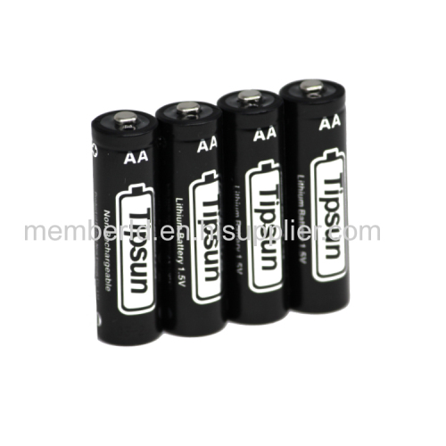 15 Years Shelf Life Tipsun 1.5V Size AA Lithium Battery for smart electronic door locks