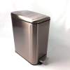 new product ideas 2019 household 5L rectangle trash can rose gold pedal trash bin