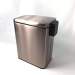 new product ideas 2019 household 5L rectangle trash can rose gold pedal trash bin