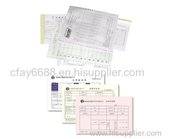 Wholesale Price Payslip computer form pin mailer printer roll carbonless paper ncr atm