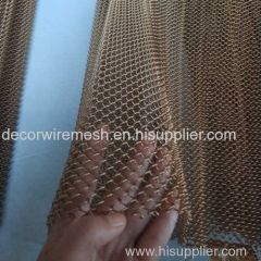 aluminum coil drapery Rose golden curtain