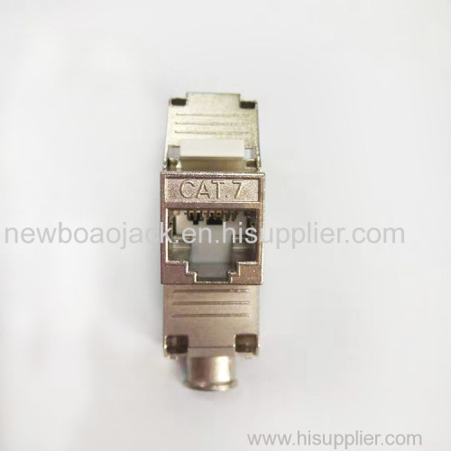 FTP 180 Degree Toolless Keystone Jack RJ45 CAT7