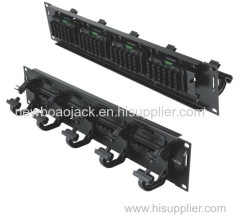 CAT5E UTP 24 PORTS PATCH PANEL