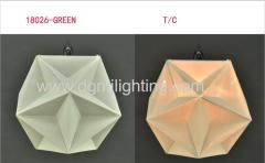 18026 Geometric Creased Parchment Pendant D350MM