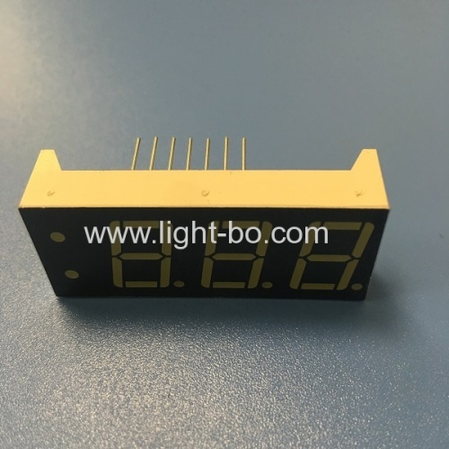 Ultra white customized triple digit 7 segment led display common anode for instrument panel