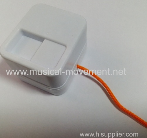 Pull Cord Music Box Mechanism Custom Color Rope