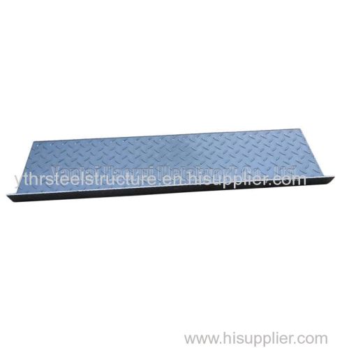 Checkered stair treads Steel Grating Stair Treads for transportation