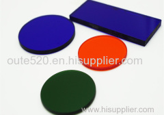 Wholesale Borosilicate Lighting Accessories Blue Bandpass Optical Filter
