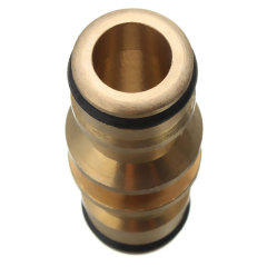 Brass 2-way quick joint hose connector