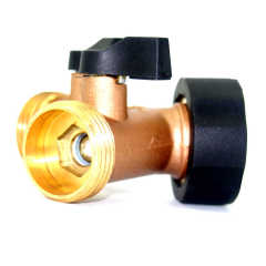 Brass Soft Garden Hose 2 Way Splitter