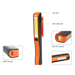 COB Rechargeable Emergency Flashlight