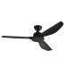 EC Ceiling Fan With Brushless Permanent Magnet EC motor Wifi Bluetooth Radio Frequency Remote-50" Wood Materials Black
