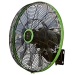 EC Wall Fan With Brushless Permanent Magnet EC motor Wifi Bluetooth Radio Frequency Remote-18" Green Style