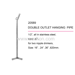 PIPE FOR TWO OUTLET