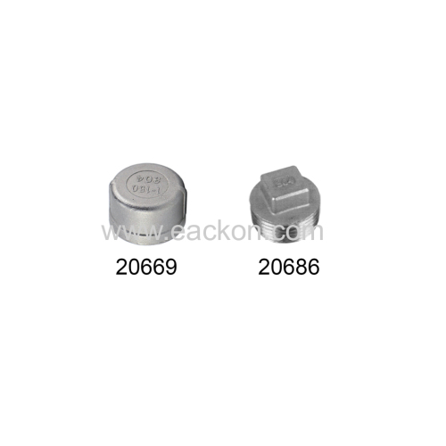 stainless steel pipe part plug&cap