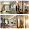 Modern Unique Room Divider Decorative Metal Stainless Steel Partition Screen
