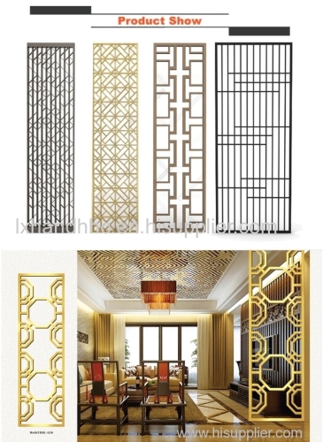 304 316 Mirror titanium stainless steel wall panels decorative screen