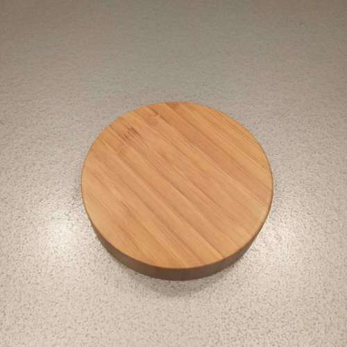 89/400 Bamboo & wooden lid cap for cream jar