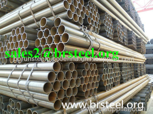 API 5L Grade B welded carbon steel ERW tube