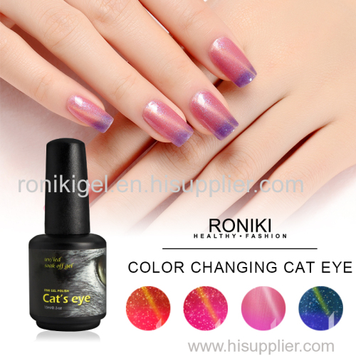 RONIKI Color Changing Cat Eye Gel Colorful Cat Eye Gel Variety Cat Eye Gel Cat Eye Gel