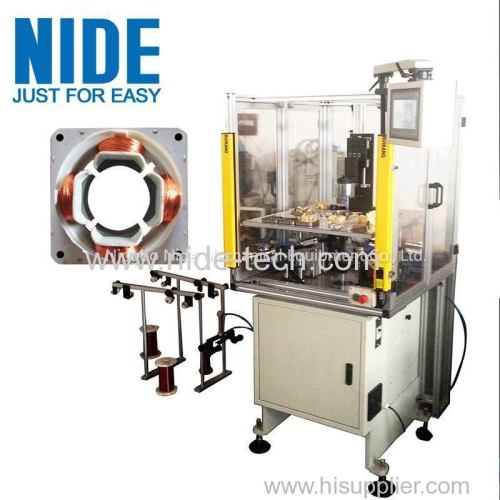 Automatic stator inslot needle coil winding brushless motor stator winding machine