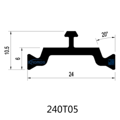 24mm Thermal Struts Polyamide Insulating Strips for Aluminum Windows