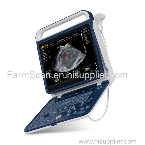 Color Doppler Veterinary Ultrasound Scanner