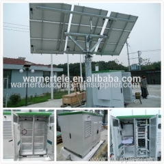 W-TEL IP67 OLT telecom equipment electrical outdoor cabinet enclosure for battery UPS power distribution supply rectifie