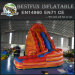 Volcano Lava Inflatable twist Water Slide