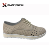 Lady fashion leather shoes punching genuine leather shoes manufacturer