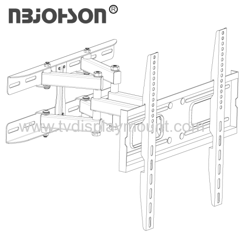 400*400mm Metal lcd tv wall mount swivel bracket