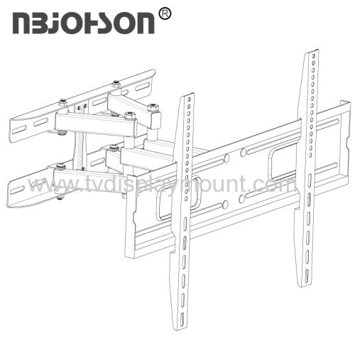 VESA 600x400 full motion swing arm tv wall mount vesa bracket