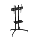 Competitive 600*400 Moveable TV Cart Stand with Wheels Standing Trolley