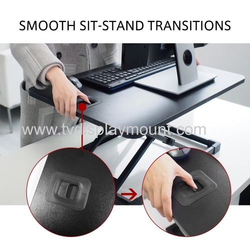 Laptop Height Sit To Stand Up Standing Desk Adjustable Desk Computer Table