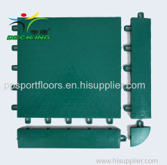 Interlock PP Sport Floor Football Court Floor Resilient Sport Tiles